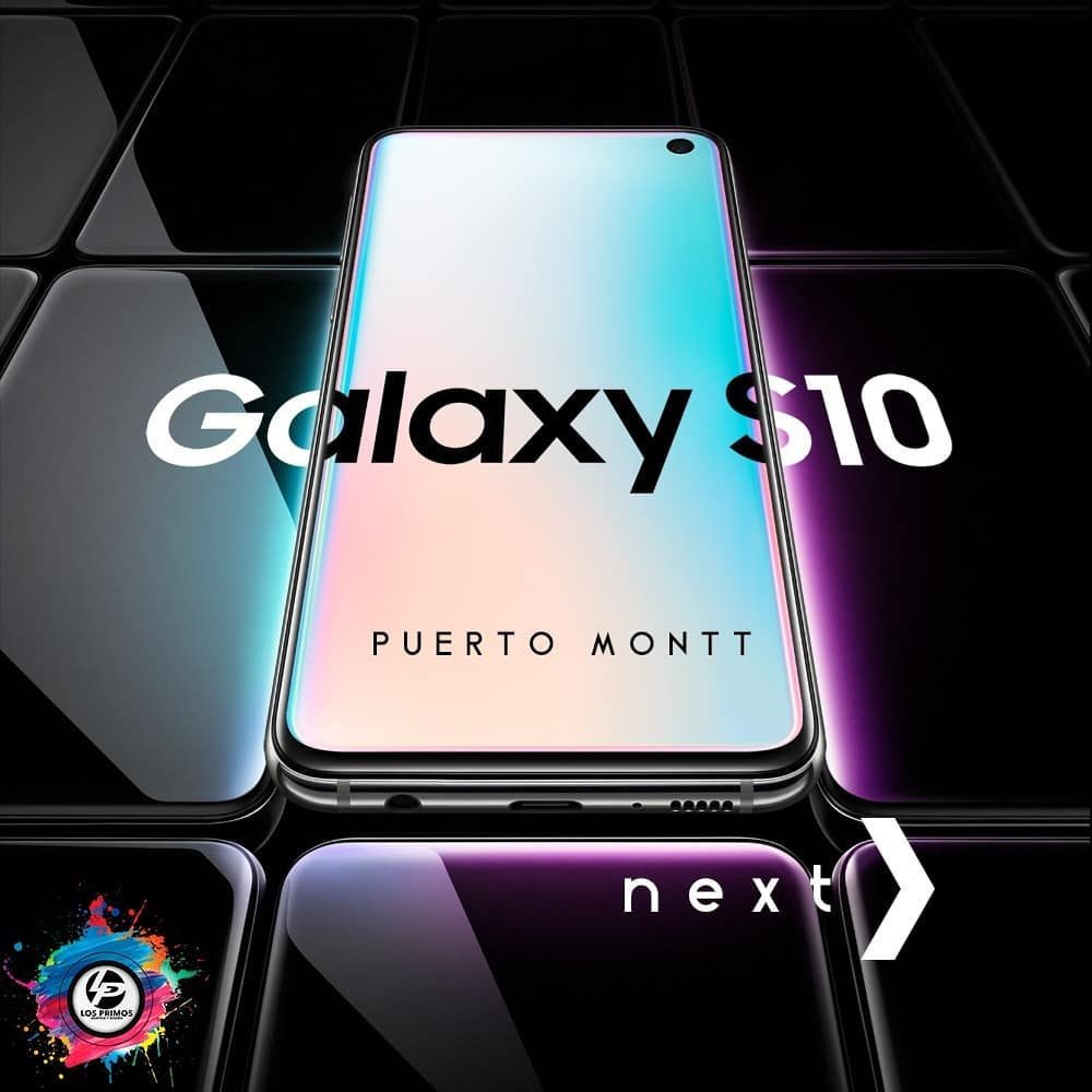 Gráfica del lanzamiento Samsung Galaxy S10 en Puerto Montt